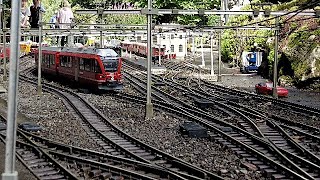 20 Gartenbahn Treffen SüdNiedersachsen in Eschershausen am 12082023 [upl. by Kendyl]