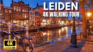 Discover LEIDEN Netherlands 4K Walking Tour  Leiden museum  Leiden Windmill [upl. by Ettedanreb]