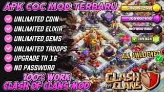 Clash Of Clans Mod Apk v1651724❗Gameplay COC Hack  Unlimited Gems amp Unlimited Resources COC MOD [upl. by Neelyak]