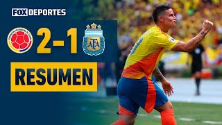 💥 ¡FIN AL INVICTO  Colombia 21 Argentina  HIGHLIGHTS  Jornada 8  Eliminatorias 2026 [upl. by Aivyls]