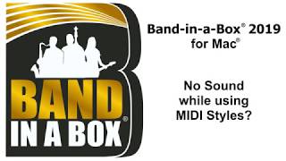 BandinaBox® for Mac  No Sound with MIDI MIDI Plugin Settings [upl. by Irej610]