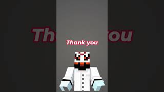 THANK YOU minecraft subscribe gaming roadto1k youtubegrowth smallyoutuber shorts [upl. by Bilac]