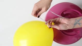 11 PARTYTUTORIAL LED Ballons mit Luft oder Helium befüllen [upl. by Benis]