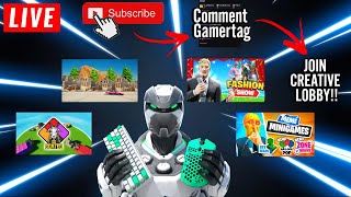 Playing Fortnite Creative With Subscribers [upl. by Htehpaj445]