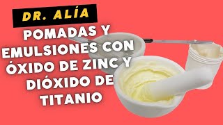 Incorporacion de óxido de zinc y dióxido de titanio en pomadas y emulsiones [upl. by Earezed]