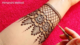 Bakrid 2023 special front hand mehndi designs  mehandi ka design  bridal mehndi  mehendi  Mehndi [upl. by Haden602]