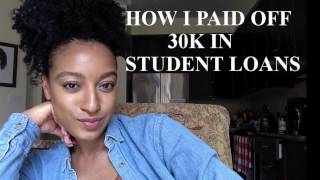 How I Paid Off 30K In Student Loans in 15 Years [upl. by Siderf65]