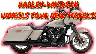 HarleyDavidson unveils four new motorcycle models  120th anniversary editions [upl. by Alderman]