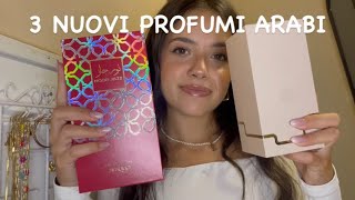 HO ACQUISTATO 3 NUOVI PROFUMI ARABI [upl. by Yrevi]