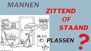 Moeten MANNEN nou ZITTEND of STAAND plassen [upl. by Nnyliram]