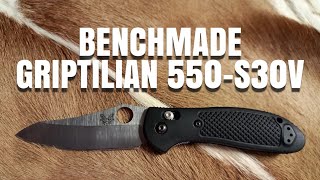 BENCHMADE GRIPTILIAN 550S30V an Iconic Knife Every Knife Enthusiast Should Own [upl. by Ritz913]