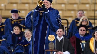 Notre Dame Commencement 2016 Arturo Sandoval Performs Ave Maria [upl. by Montague133]