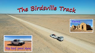 The Birdsville Track Big Red sand dune and the historic town of Farina [upl. by Ilagam]