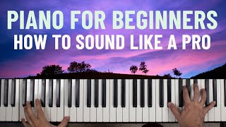 How to Play Piano Chords Like a Pro A Beginners Tutorial [upl. by Emiatej934]