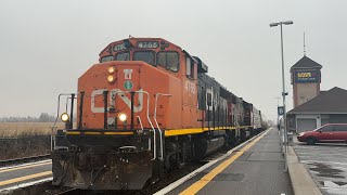 CN 589 at Fallowfeild and Woodroofe Ave in Ottawa Ontario [upl. by Ailyt294]