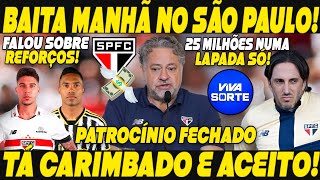 SOLTA O 3X1 NAÇÃO NEGÓCIO CARIMBADO E FECHADÃO NO SÃO PAULO CASARES DEU PAPO SOBRE REFORÇOS [upl. by Akeyla629]