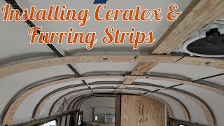 Installing Ceratex and Furring Strips [upl. by Attelliw428]