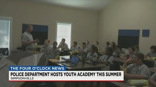 Simpsonville Police Department to resume youth summer program this year [upl. by Ameer]