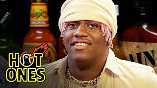 Lil Yachty Has His First Experience With Spicy Wings  Hot Ones [upl. by Anigger]