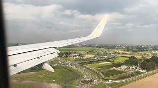 Landing at Amsterdam airport from London KLM 1382024 [upl. by Uyr]