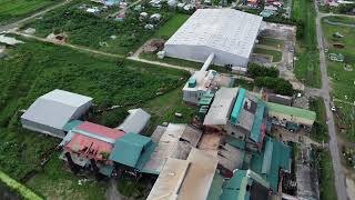 Aerial View Around Enmore ECD Guyana [upl. by Ecirtaeb350]