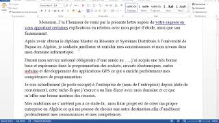 10 Comment rédiger sa lettre explicative [upl. by Elockcin]