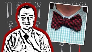 How to Tie a Bow Tie That is Too Long [upl. by Viole]