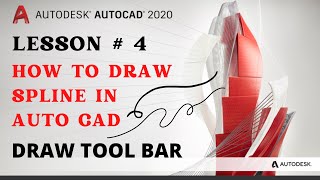 How to draw spline in AutoCAD in Pashto [upl. by Ttoile261]