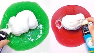 SHAVING FOAM SLIME  Satisfying amp Relaxing Slime Videos 2 [upl. by Marlane]