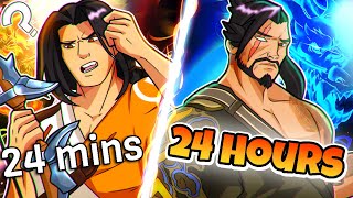 i played hanzo for 24 HOURS because hes all luck [upl. by Trevethick]