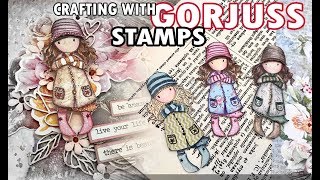 Gorjuss stamps  Scrapbooking embellishments [upl. by Tnafni]