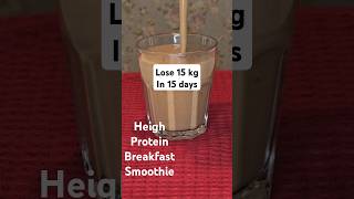 Healthy milkshake  lose 15kg in 15 days shorts ytshorts youtubeshorts [upl. by Elyr]