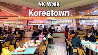 LOS ANGELES Koreatown 🇺🇸 Walk 4K 2024 [upl. by Nedaj700]