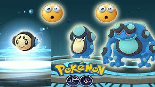 TYMPOLE EVOLUTION INTO PALPITOAD AND SEISMITOAD IN POKEMON GO  TRAINER ARI [upl. by Adihsar]