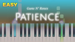 Guns N’ Roses  Patience  EASY Piano TUTORIAL by Piano Fun Play [upl. by Melany]