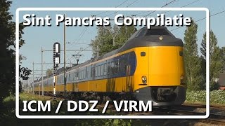 Treinen in Sint Pancras  Dutch Train Compilation [upl. by Sida]