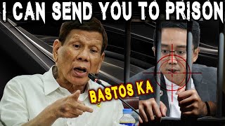 DUTERTE to RAOUL MANUEL I can send you to prison I guarantee you [upl. by Adalard]