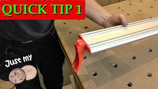 Quick Tip 1  Table Saw Jointing Jig [upl. by Gierc]