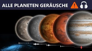 Alle mysteriösen Planeten Geräusche im Universum Kopfhörer anziehen [upl. by Mosi352]