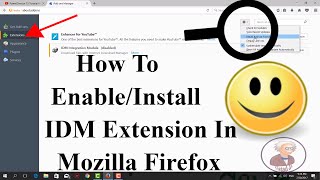 How To EnableInstall Idm Extension In Mozilla Firefox [upl. by Onafets107]