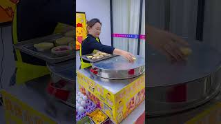 Freshly baked fruit yolk pie is a lowcost snack recommended for stalls Korean fruit cake [upl. by Biondo]