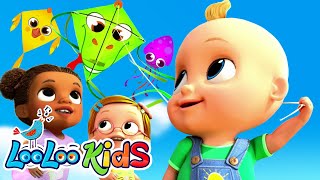 Lets Fly a Kite  S4EP46 Dance Along Super Mix  LooLoo Kids Songs for Kids [upl. by Ahsikat]