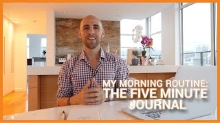 My Morning Routine The Five Minute Journal [upl. by Adnarb]