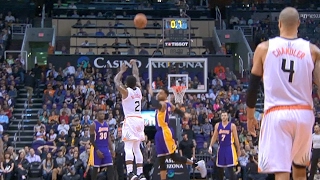 Eric Bledsoe Hits HalfCourt Bank Shot to Beat the Buzzer  021517 [upl. by Whitson]