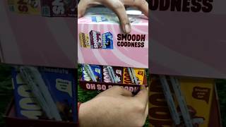 unboxing smoodh goodness milkshake of yummy 😋 3flavoursshortsyoutube [upl. by Etteyafal]