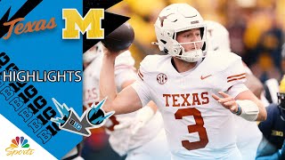 Texas vs Michigan  COLLEGE FOOTBALL HIGHLIGHTS  972024  Big Ten on NBC Sports [upl. by Wachtel]