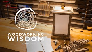 Panelled Wooden Lamp  Woodworking Wisdom [upl. by Ecinrev]