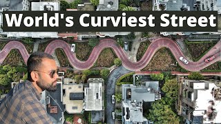 Lombard Street San Francisco  Curviest Street in the world  Eng Subs [upl. by Netsryk]