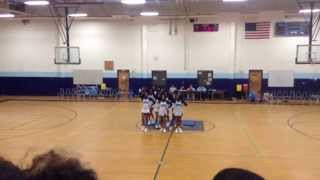 Githens Middle School Cheerleaders Halftime Performance 2414 [upl. by Hodgkinson]