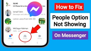 How to Fix Messenger People Option Not Showing Problem  People Option Missing On Messenger [upl. by Donough]